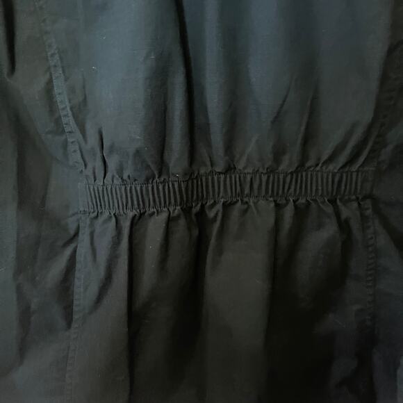 Eddie Bauer Shirt Womens Shacket Cotton Navy Blue Utility Khaki Casual Safari M - Picture 5 of 7